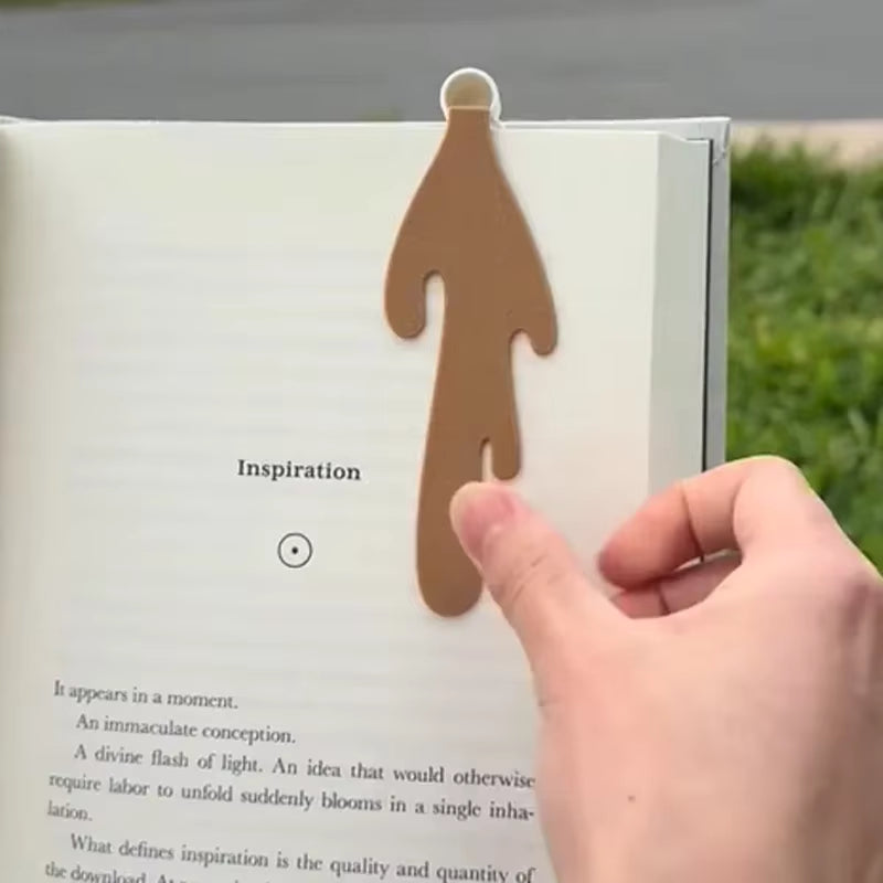 BrewMark™ Cute Spilled Coffee Bookmark