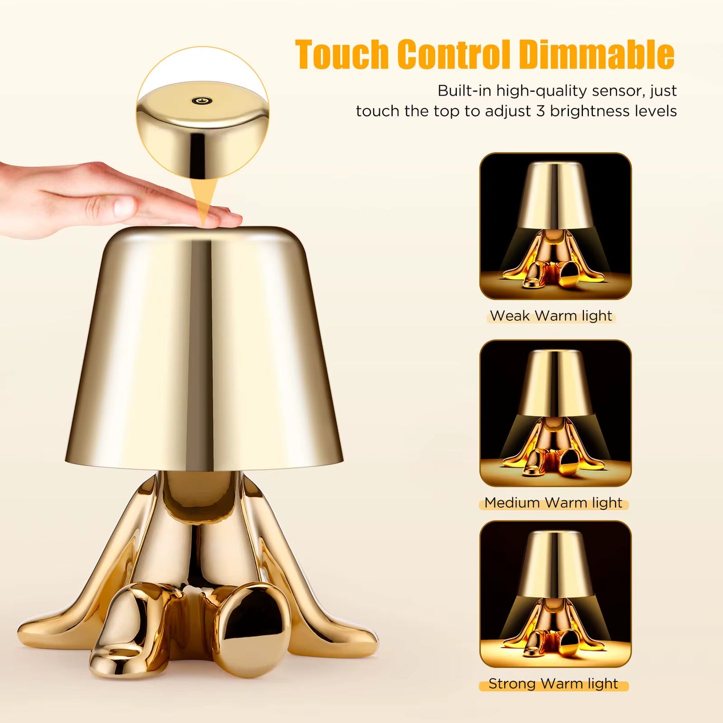 GlowMan Touch Lamp™ Table Lamp